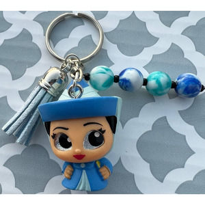 Disney Doorable Merryweather Sleeping Beauty Keychain New